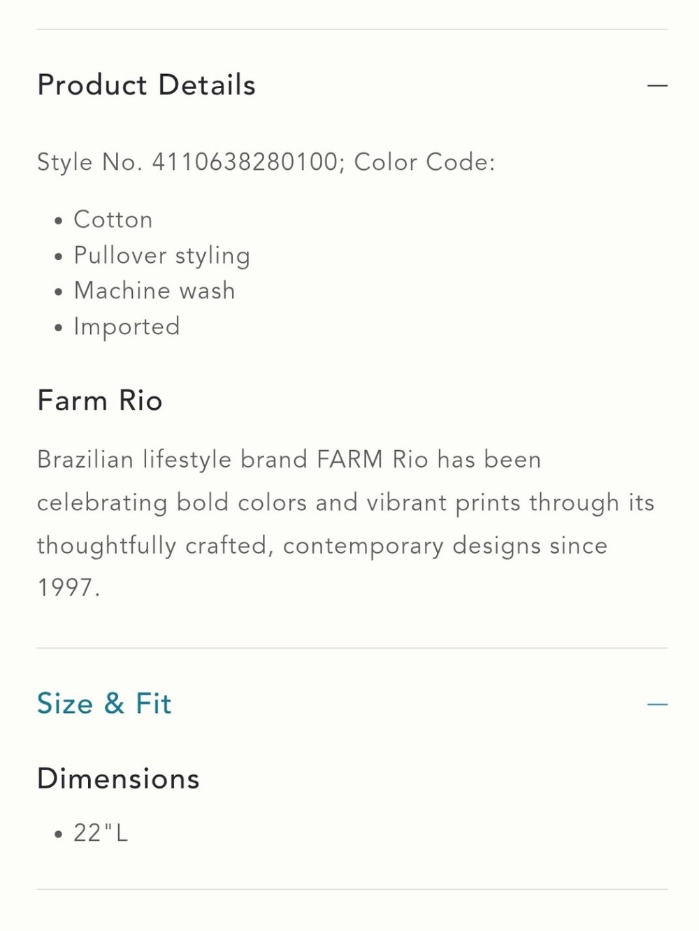 Farm Rio Smocked Blouse - Picture 12 of 12